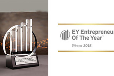 Entrepreneur of the Year 2018 - Preis für Berliner Glas